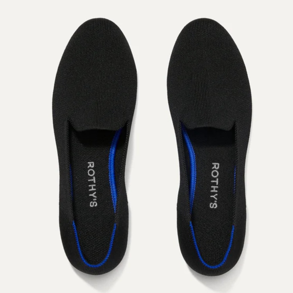 Rothy’s The Loafer, Black Solid, Size 6.5, Brand New!